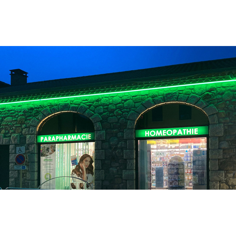 Ruban LED Bandeau RGB étanche autocollant rouleau 5m précâblé en début et fin de bandeau - ST123 - INDIGO
