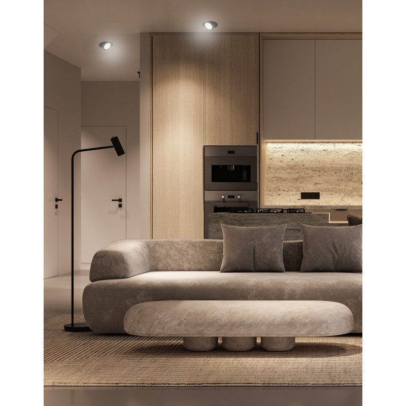 Encastrés Spot encastré rond orientable 3000K 1270Lm - ALLY 4 RDX - INDIGO