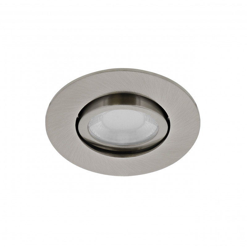Encastrés Spot encastré rond orientable dimmable 2700-3000-4000-6000K Nickel satiné - BORA RDX EVO - INDIGO