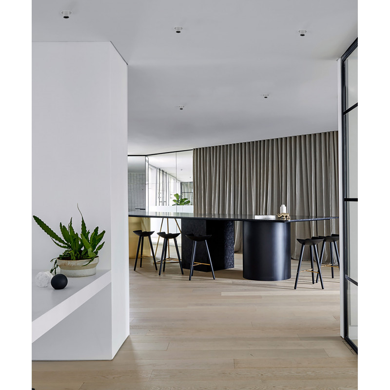 Encastrés Spot semi-encastré rond orientable convertisseur dimmable - CLARA 1 RDX - INDIGO