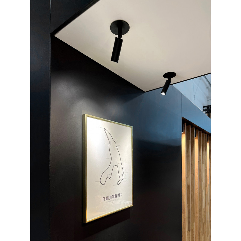 Encastrés Spot semi-encastré rond orientable 3000K - EDDY RX - INDIGO