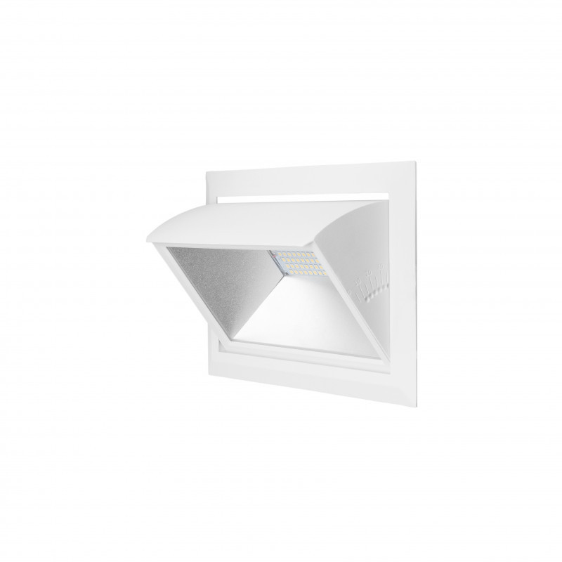 Downlights Downlight encastré rectangulaire orientable avec verre de protection 4000K Blanc - FOCEA 2 SX - INDIGO