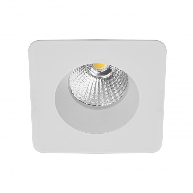 Encastrés Spot encastré carré fixe double bornier automatique 3000K - IPHO 82 SD - INDIGO