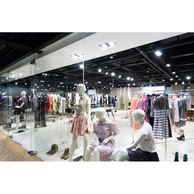 Encastrés Downlight encastré 2 en 1 carré orientable 3000-4000K - IZA 1 SDX - INDIGO