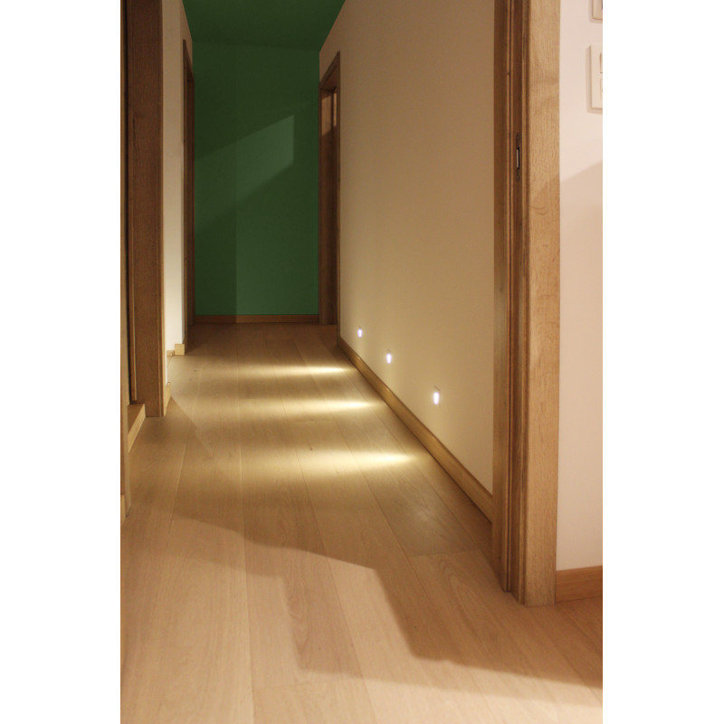 Encastrés Encastré mural décoratif carré pour l'éclairage de circulations 3000K - LIKA - INDIGO