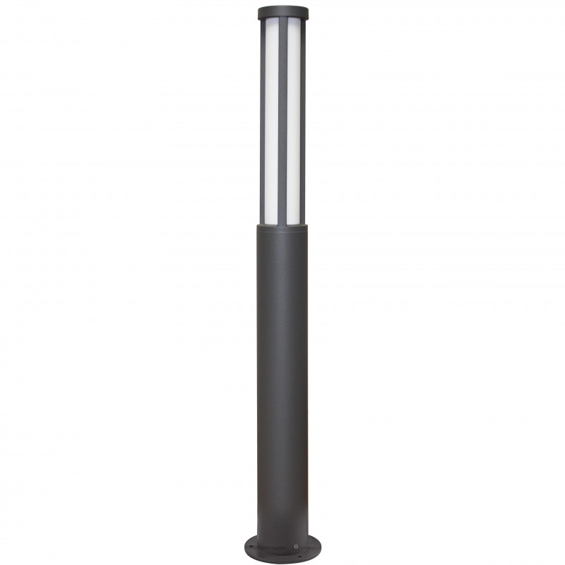 Bornes et potelets Borne ronde pour éclairage extérieur Anthracite - LUXI 80 - INDIGO