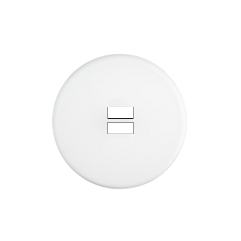 Plaques et façades Façade Iris simple pour chargeur double USB - MODELEC