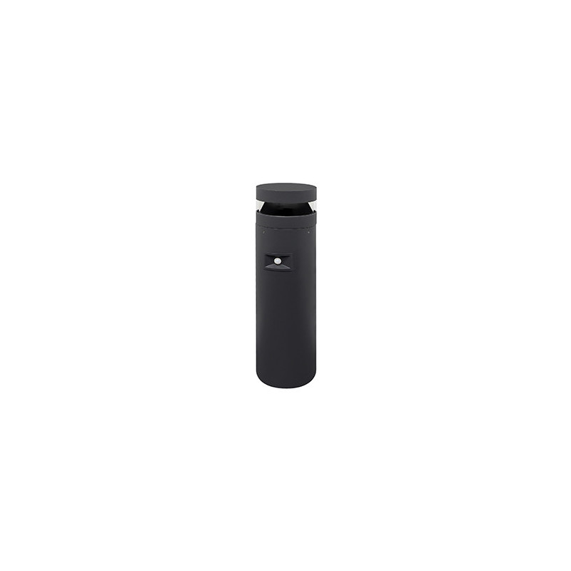 Bornes et potelets Borne extérieure avec détecteur de mouvement IR 90° 3000K Anthracite - CYCLO SENSOR - INDIGO