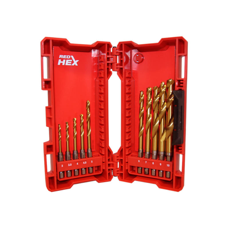 Visseries, forêts et chevilles Set 10 forets HSS-G Shockwave - MILWAUKEE