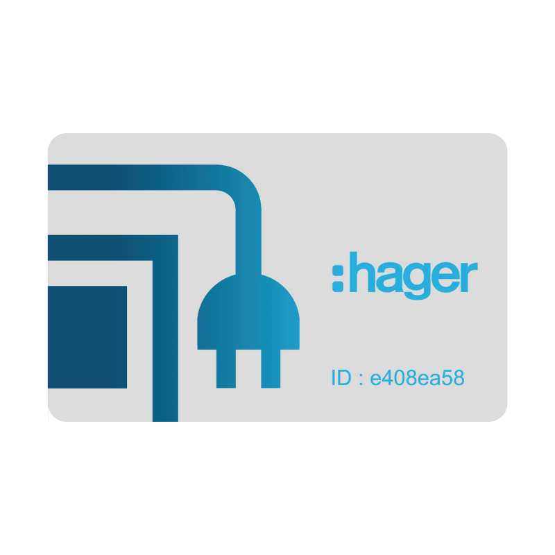 Accessoires IRVE Witty accessoire Kit de 3 cartes RFID Administrateur - Hager