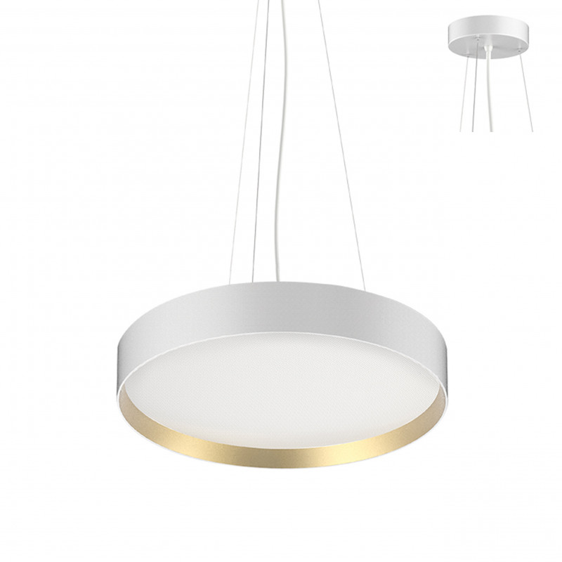Suspensions Suspension ronde microprismatique 2700-3000-4000K - NOVA CSP P - INDIGO
