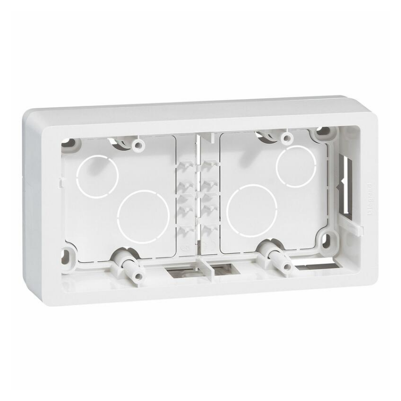 Cadres Cadre saillie Céliane 2 postes horizontal / vertical blanc - LEGRAND