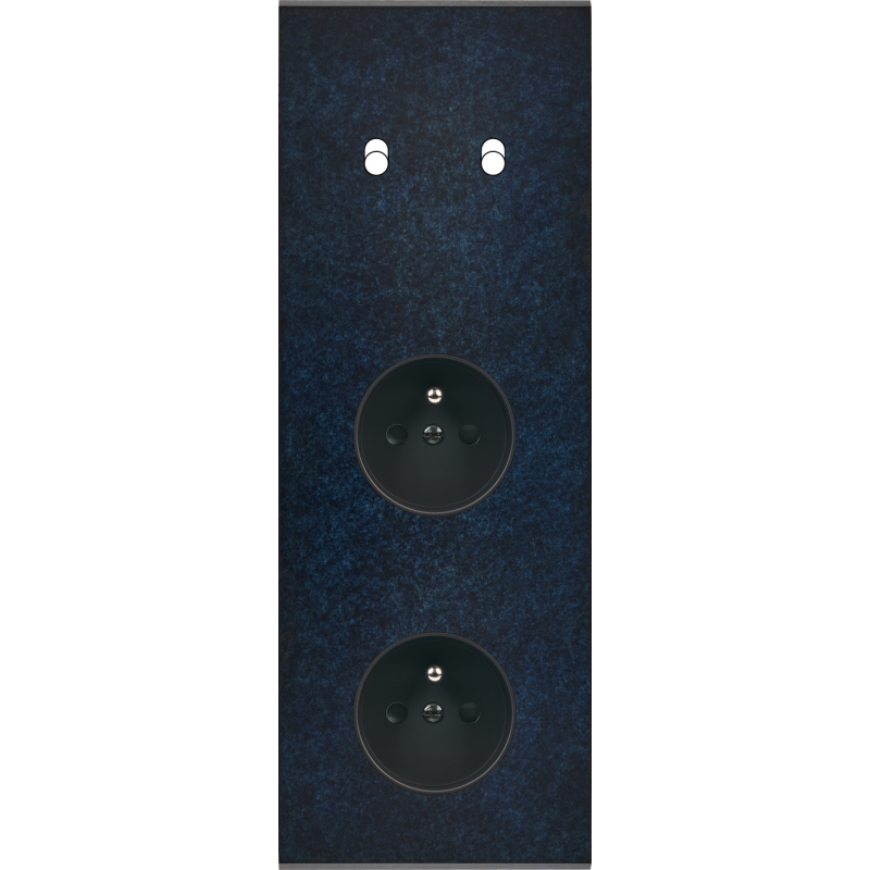 Plaques et façades Façade de finition Fascination magnétique Laiton triple B1/B2 2P+T x2 - MODELEC Plaques et façades Façade de finition Fascination magnétique Laiton triple B1/B2 2P+T x2 - MODELEC