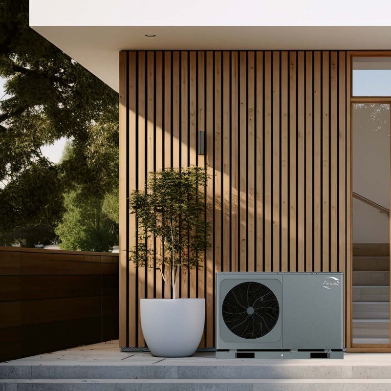 PAC A/E - Monobloc WELLEA M HT - Pompe à chaleur Air / Eau Monobloc connecté - AIRWELL