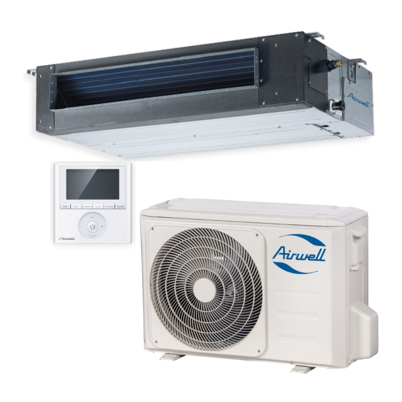 Ensemble Climatisation (UI/UE) DDMX - Ensemble Climatisation gainable moyenne pression monosplit avec UE YDAX - AIRWELL