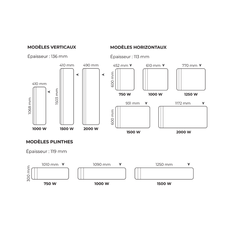Radiateurs CHAMANE - Radiateur vertical blanc - INTUIS Radiateurs CHAMANE - Radiateur vertical blanc - INTUIS