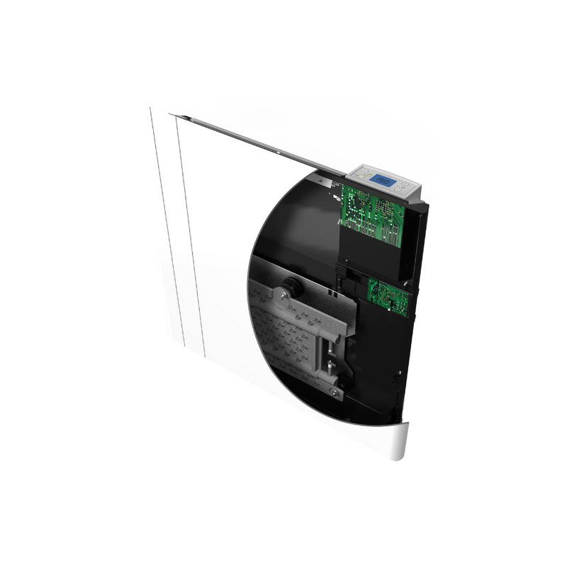 Radiateurs CHAMANE - Radiateur plinthe blanc - INTUIS Radiateurs CHAMANE - Radiateur plinthe blanc - INTUIS