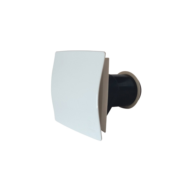 Accessoires ventilation Bouche fixe carrée pour extraction ou insufflation diamètre 125 mm - AXELAIR - BFC125