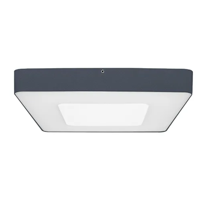 Appliques et plafonniers Applique / plafonnier carré extérieur avec détecteur de mouvement 3000-4000K Anthracite - ASPI 2 SEN...