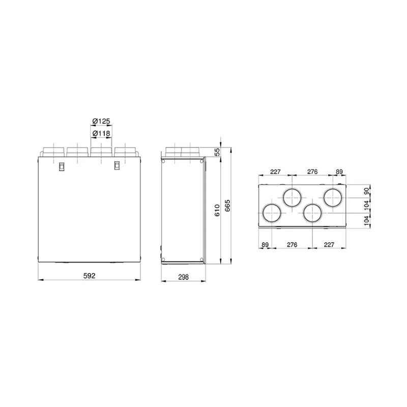 Accessoires ventilation Kit filtres de remplacement pour VMC InspirAIR® Top 210 - ALDES