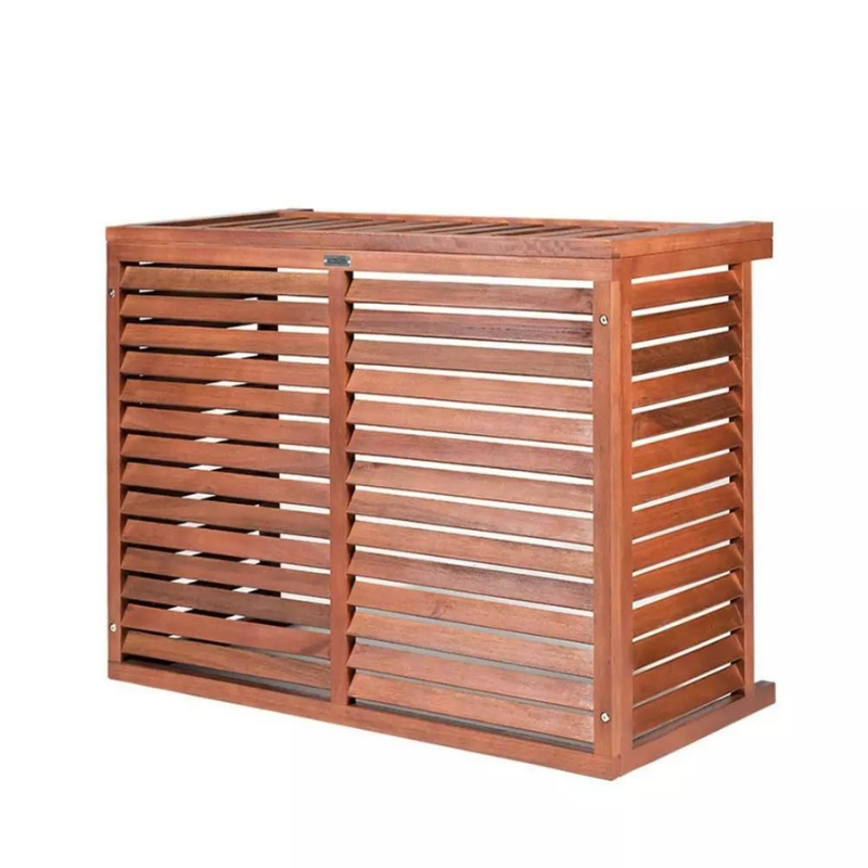 Caches unités extérieures Clim & PAC Cache Clim/PAC en bois taille M - DECOCLIM