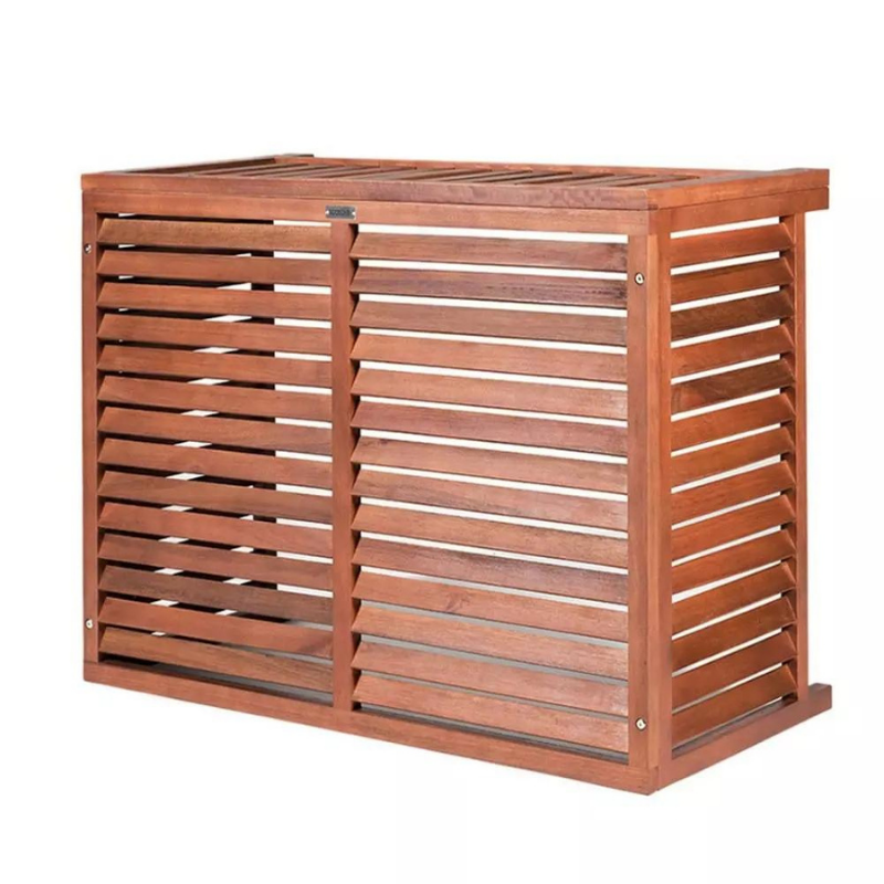 Caches unités extérieures Clim & PAC Cache Clim/PAC en bois taille L - DECOCLIM