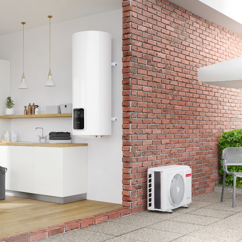 Chauffe-eau thermodynamique split NUOS Split Inverter Wifi - Ballon thermodynamique split - ARISTON
