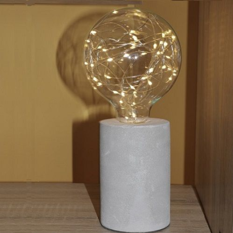 Lampes CONCRETE - Lampe à poser cylindrique - GIRARD SUDRON