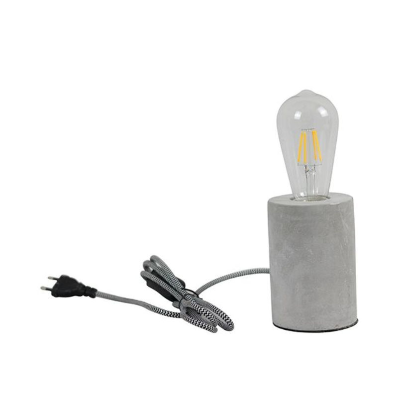 Décoratif et architectural CONCRETE - Lampe à poser cylindrique - GIRARD SUDRON