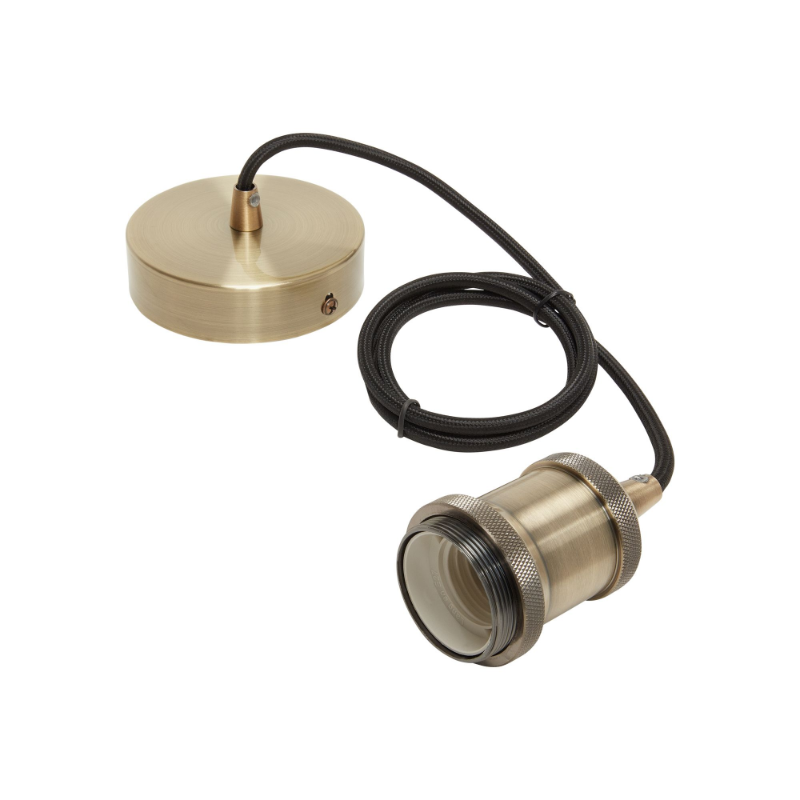 Suspensions Suspension métallique bronze E27 - GIRARD SUDRON