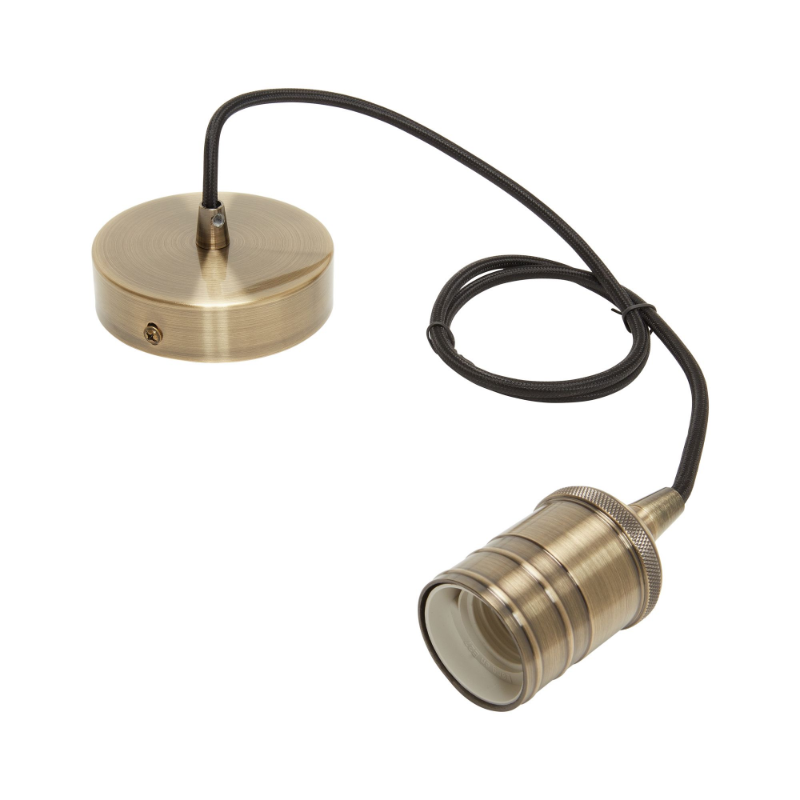 Suspensions Suspension métallique gris E27 - GIRARD SUDRON