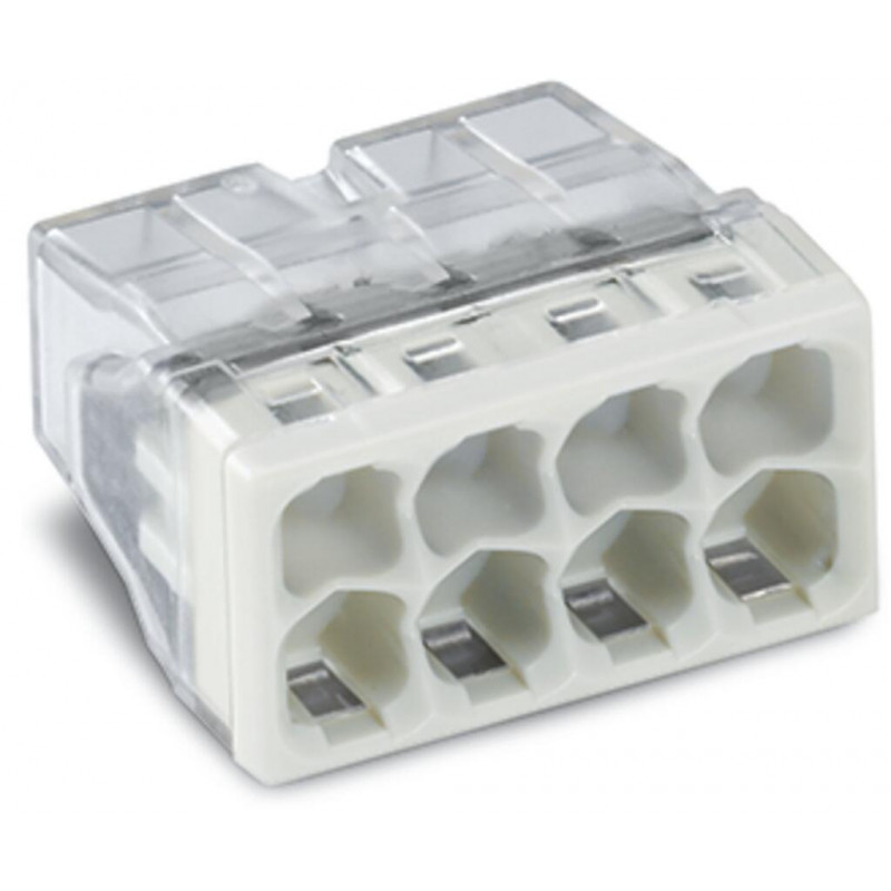 Bornes de connexion WAGO Série 2273 - Connecteur de passage pour 8 conducteurs - Boite de 100 - WAGO