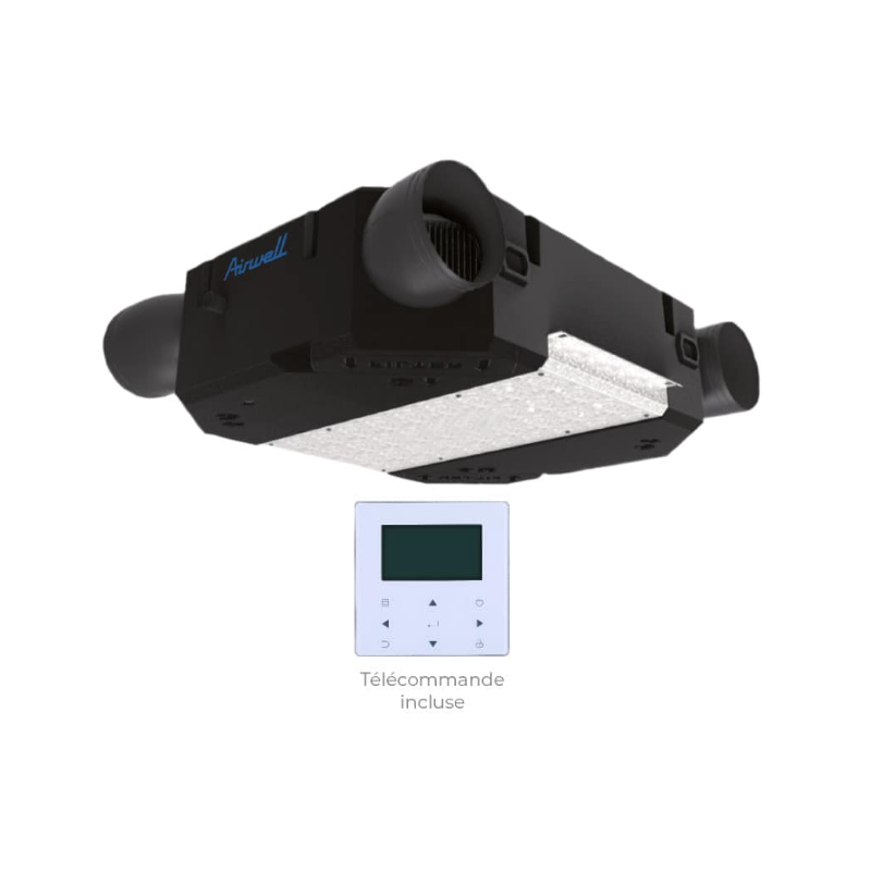 VMC double flux JDAA AIRFLOW - VMC Double-flux thermo. - AIRWELL