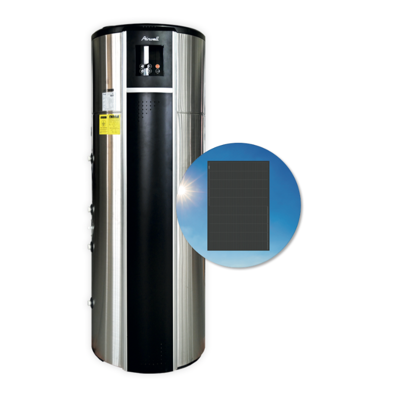 Chauffe-eau solaire TFHZ ELEO 190L - ballon thermodynamique solaire - AIRWELL