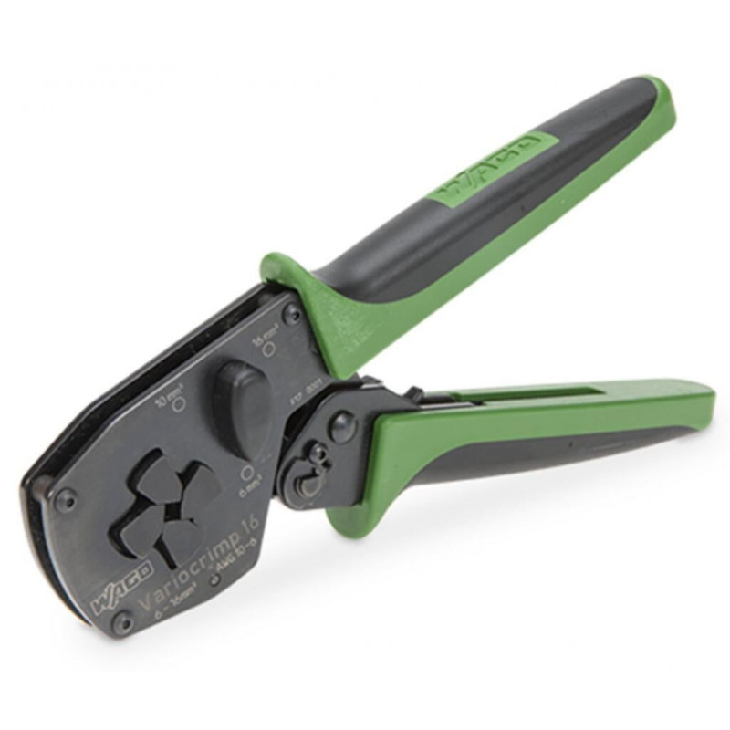 Sertissage / coupe / dénudage de câble Pince de sertissage Variocrimp 16 pour embouts dextrémité 6mm² - 10 mm² - 16 mm² - WAGO