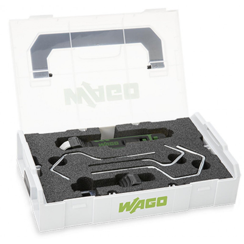 Sertissage / coupe / dénudage de câble Kit couteau de câbles avec L-BOXX® Mini et étriers interchangeables - WAGO
