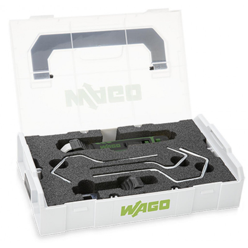 Sertissage / coupe / dénudage de câble Kit couteau de câbles avec L-BOXX® Mini et étriers interchangeables - WAGO
