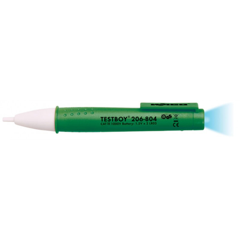 Outillage et fixations Wago Testboy Testeur de tension sans contact avec fonction de lampe de poche - WAGO