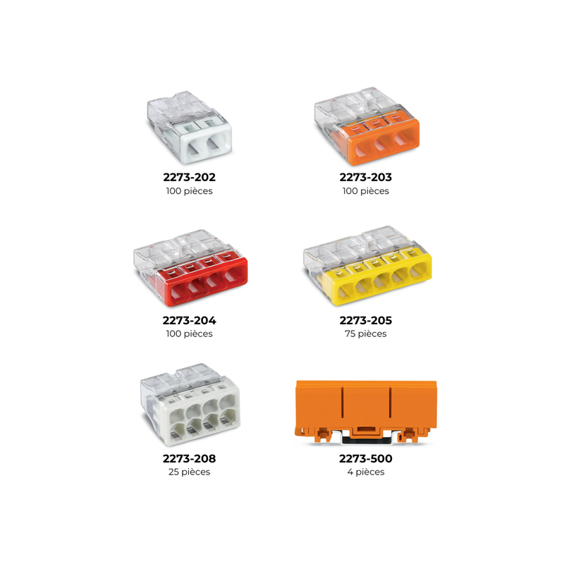 L-BOXX® L-BOXX® Mini 404 bornes & accessoires panachés Série 2273 - WAGO