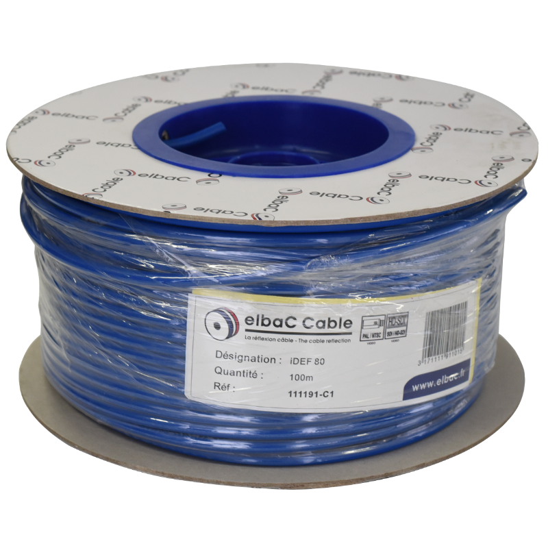 Datacom / Fibre optique iDEFINITION 80 - Cable vidéo HD - 111191C1 - ELBAC