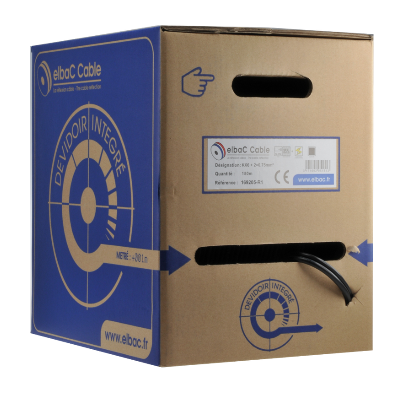 Datacom / Fibre optique KX6+2x0.75 Nappe - 169205R1 - ELBAC