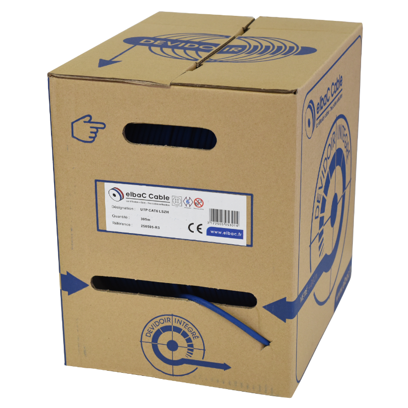 Datacom / Fibre optique UTP CAT6 LSZH - 250505R3 - ELBAC