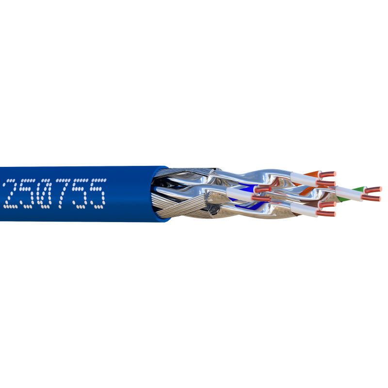 Datacom / Fibre optique S/FTP CAT7A LSZH 1200MHZ 500 M - 250755W5 - ELBAC