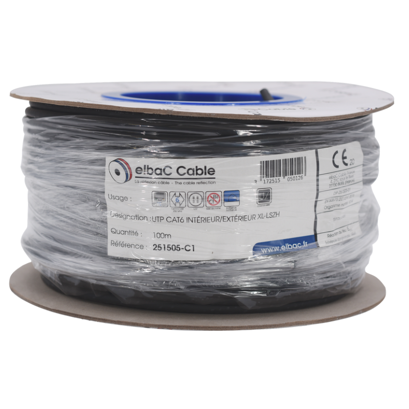 Datacom / Fibre optique UTP CAT6 INTERIEUR/EXTERIEUR XL-LSZH - 251505C1 - ELBAC