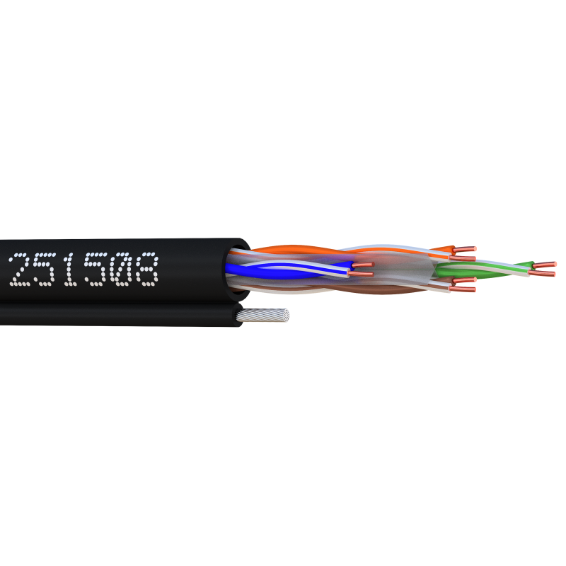 Datacom / Fibre optique UTP CAT6 + 1G1.0 XL-LSZH OUTDOOR/INDO 500 M - 251508W5 - ELBAC