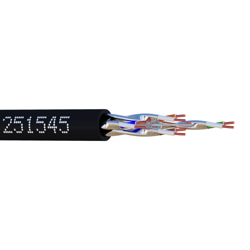 Datacom / Fibre optique U/FTP CAT6A 650MHz INT/EXT 500 M - 251545W5 - ELBAC
