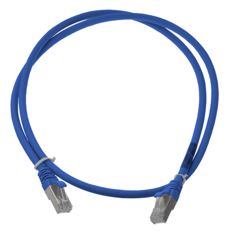Com et sécurité - VDI Cordon PC S/FTP CAT6A AWG26 LSZH Bleu - 261646X0003 - ELBAC