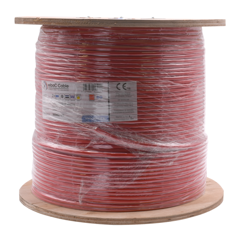 Datacom / Fibre optique SYT+/LY9ST 02P AWG20 ROUGE - 305902B1 - ELBAC