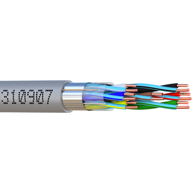 Datacom / Fibre optique SYT+/LY9ST 07P AWG20 Boite 100 M - 310907B1 - ELBAC