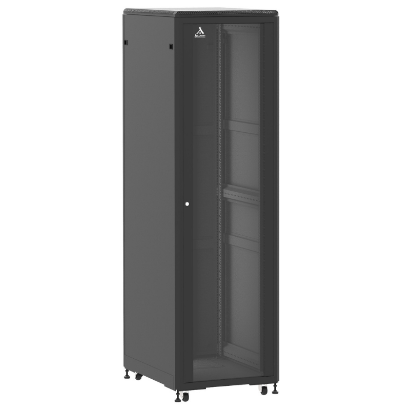 Baie de brassage 19 pouces 42 U, 1500 KG - noir (600x600x2033